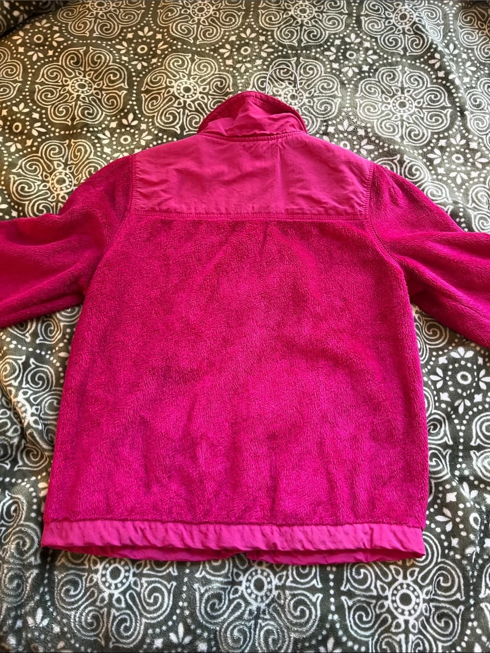The Children's Place Bright Fuchsia Full-Zip Puffer Fleece Jacket